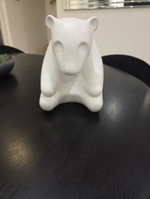 Ceramic White Bear Modern