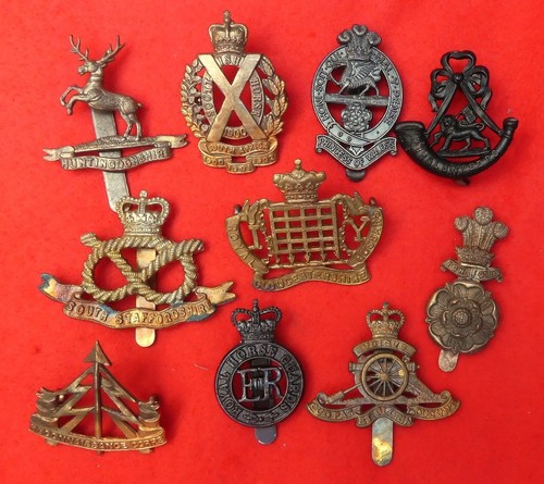 British army cap badges - , job