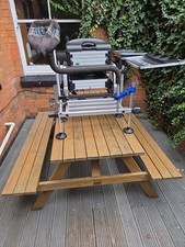 Fishing Seat Box Rive Rx Tech Line 3 Draw   Sliding Cassette + Fittings Low Use