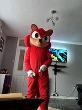 Sonic The Hedgehog KNUCKLES mascot Costume