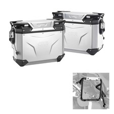 Set Suitcases GIVI Outback Evo Smart Anodized for BMW R 1300 GS Youth Adventure