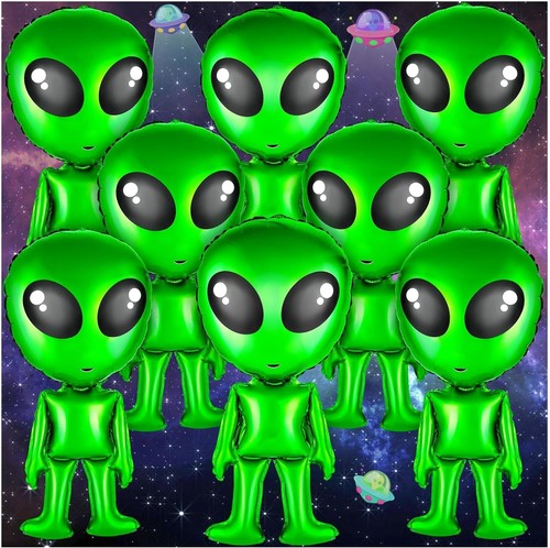 Pcs alien balloons 32in - 8,