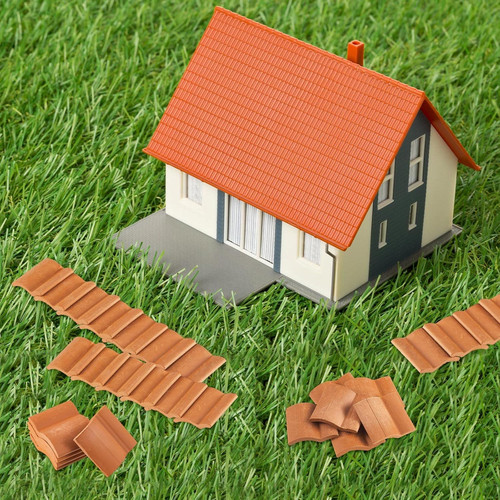 Miniature roof tiles model - miniature,