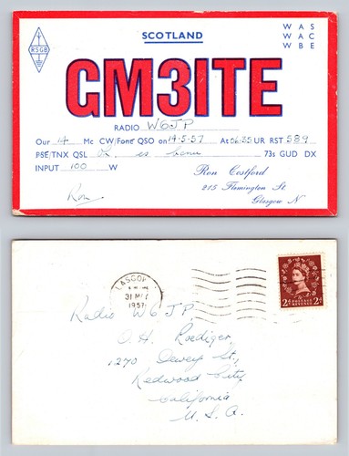 Ham radio qsl qso - radio,