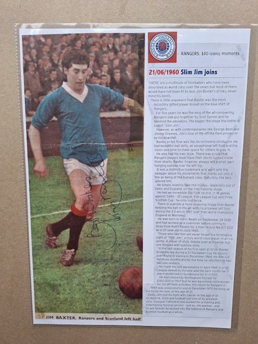 Jim baxter rangers - baxter,
