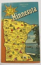Vintage Postcard ~ Greetings