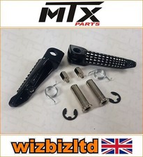 Kawasaki ZRX 1100 1997-2005 [MTX Front Black Replacement Footrests]