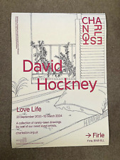 David Hockney Love Life Charleston Museum exhibition poster 2023