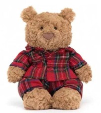 NWT Jelly Bartholomew Bear Bedtime Limited Plush Toy Holiday Gift-