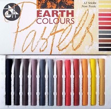 Jakar Artists Compressed Charcoal Pastels Stick Sets Coloured White Black Chalk