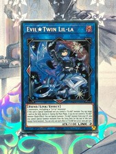BLCR-EN097 Evil Twin Lil-La Secret Rare 1st Edition Near Mint YuGiOh TCG
