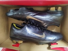 Football Boots Nike Mercurial Vapor III Black/Gold (2006) Size 11UK FG