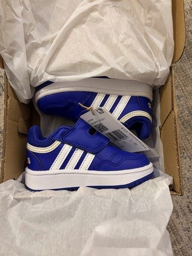 Adidas kids hoops blue - kids,