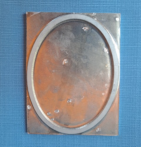 Hot foil printing plate - hot,