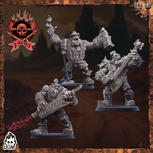 Supporter orc musician mad - musician, (mad