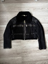 RARE Mulberry Made in Italy Shearling Cropped (circa 2009–2012)