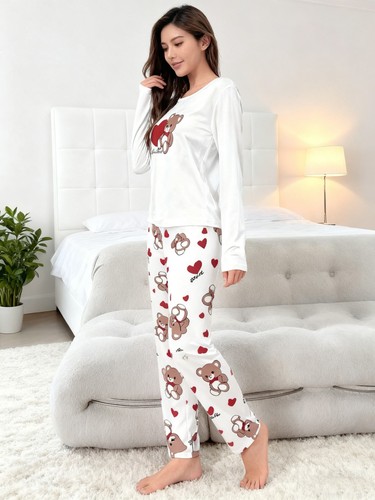Women long sleeve pajamas - pajamas, cute