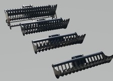 Fleco Land Stone Rake Bucket 2000mm wide 10 ton to 18 ton Digger Excavator