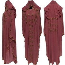 Women stone works abaya - stone,