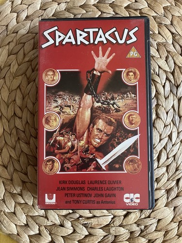 Spartacus vhs video kirk - -,