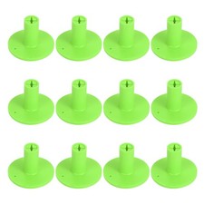 12Pcs 1.4 Inch Rubber Green