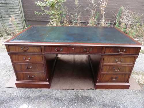Antique style large leather - style,