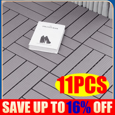 11pcs PVC Deck Tiles Garden