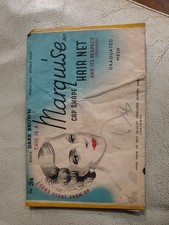 True Vintage Marquise Cap Shape Hair Net Brown