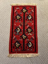 Wool Kilim Art 32x17” Small