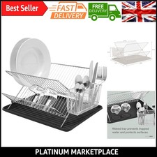 Foldable Chrome Dish Drainer