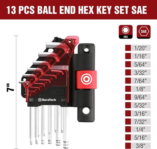 Duratech allen wrench - wrench, 13pc
