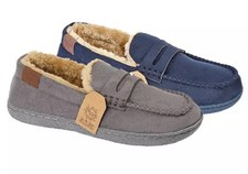 BOYS FLEECE LINED MOCCASIN