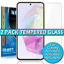For Samsung Galaxy A15 A25 A35 A55 5G A05s Tempered Glass Screen Protector Cover