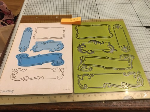 Cuttlebug labels old - , style