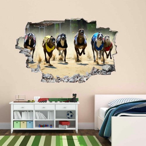 Greyhound dog racing wall art - greyhound,