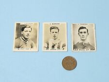 3 x Antique PINNACE Cigarette Photograph Cards Footballers 933 2416 & 878