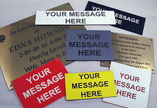 Engraved Door or Wall Signs and Labels in various colours