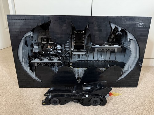 Genuine lego batcave shadowbox - batcave,