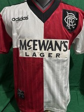 Rangers Away Shirt 1995/96 Small Original Rare And Vintage