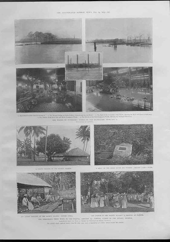 Original old antique print - original,