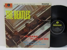 60s THE BEATLES please please me Rare 1963 UK Second Pressing Mono Vinyl LP OMG!