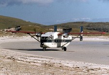 Photo 6x4 A Short Skyvan at Barra Airport Eu00f2laigearraidh  c1974