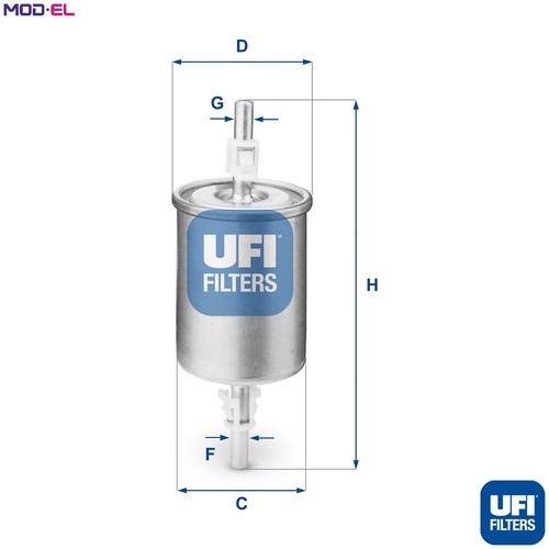 Fuel filter 515 for - filter, 31.515.00