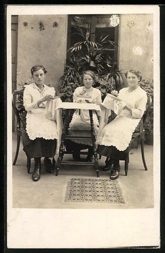 Three young women