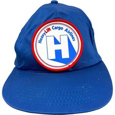 Vintage Baseball Cap Blue Cargo Airlines Planes Airport Cap Snapback Hat Summer