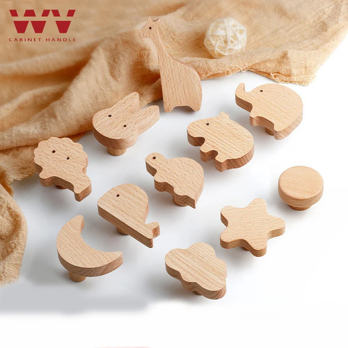 Wooden animal door - animal, handles