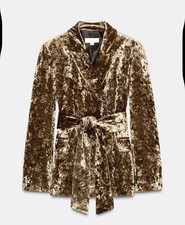 Zara metallic thread velvet - metallic,