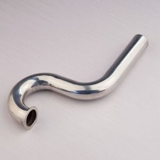 Stainless steel exhaust pipe S bend Wrap to center WTC header gas rc boat PZ230 