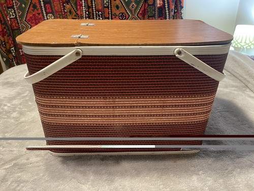 Vintage redmon wicker picnic - vintage,