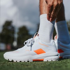 Grays Hockey Shoes - AeroCage X White Orange - Sz: 5 & 11.5 Ex Display Free p&p